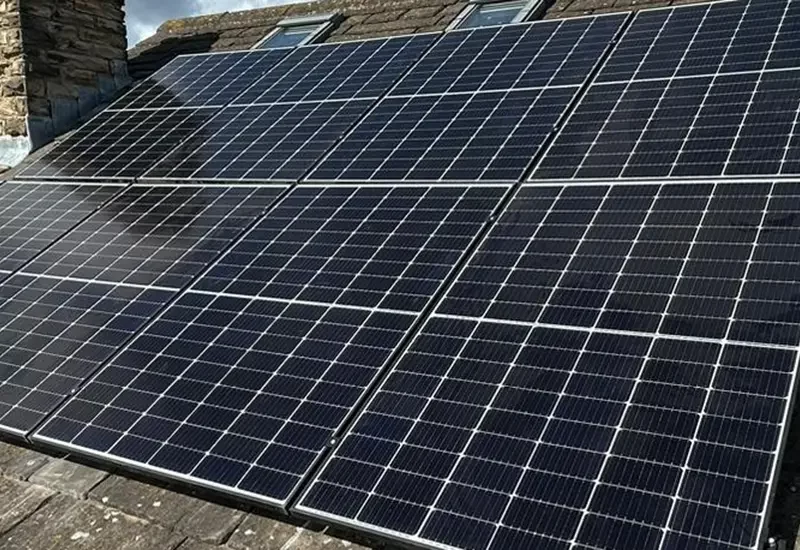 Solar installation for a home